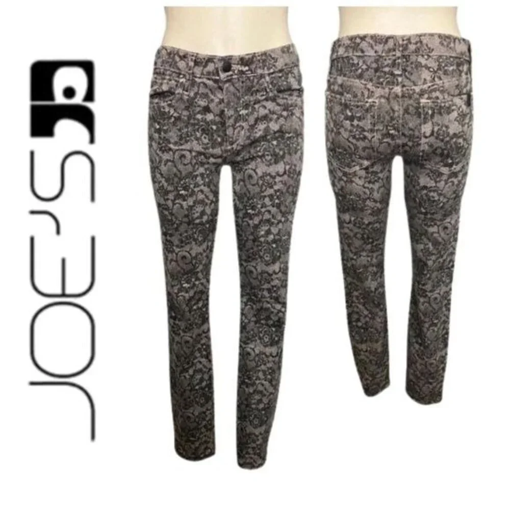 Joe's Jeans Chantilly Lace Low Rise y2k Skinny Jeans - Picture 2 of 7